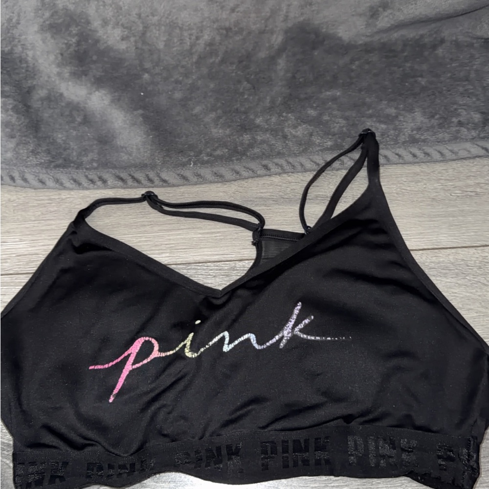 PINK Victoria's Secret Women's Black Bralette